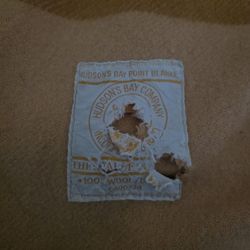 Vintage Hudson Bay Wool Blanket