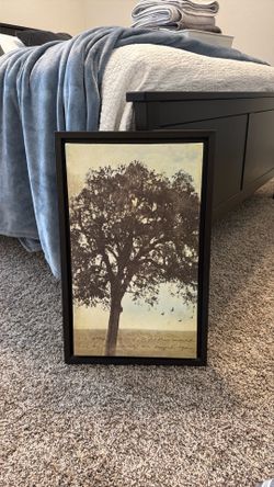 Framed Canvas Tree Print