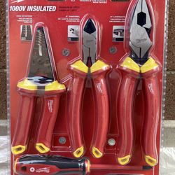 Milwaukee Insulated Tools 5 PCs 