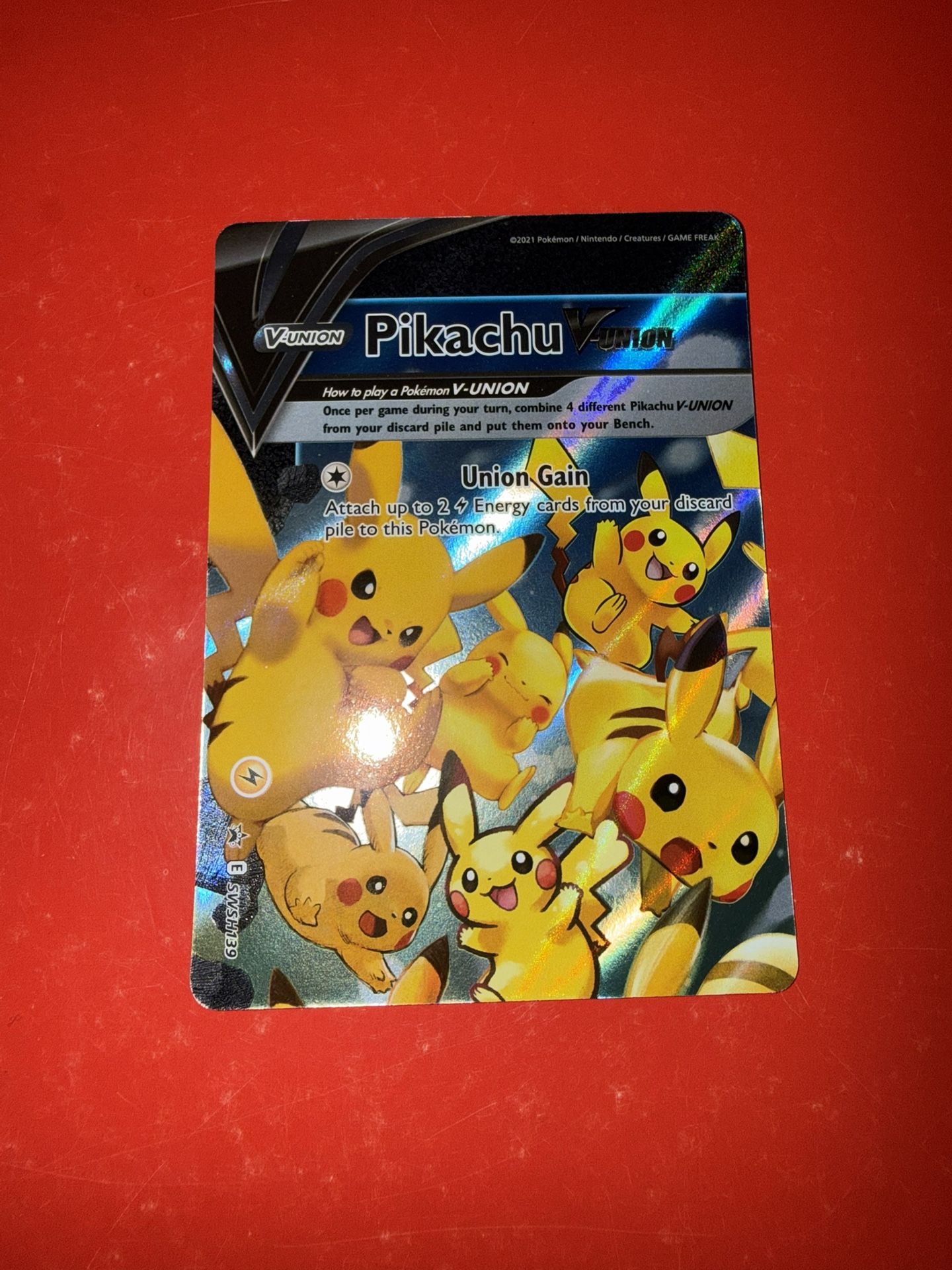 Pikachu V-Union Promo SWSH: Sword & Shield Promo Cards SWSH139 NM Pokémon Card