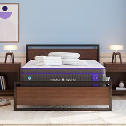 King Size Nectar Premier Hybrid Mattress – Like New – $300