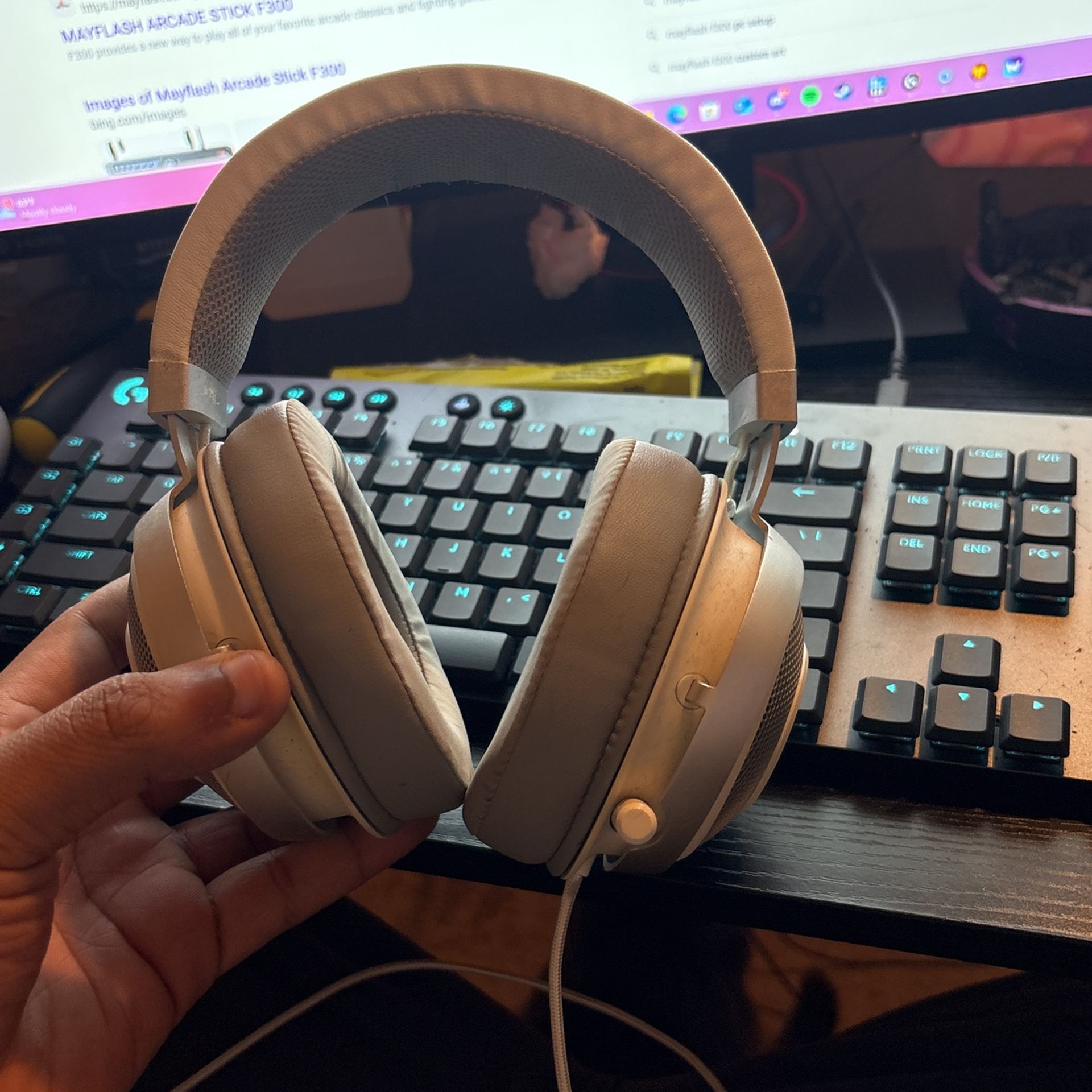 Razer Kraken Mercury White Headset