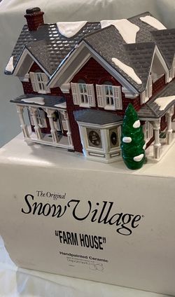 Dept 56 Snow Village Farm House