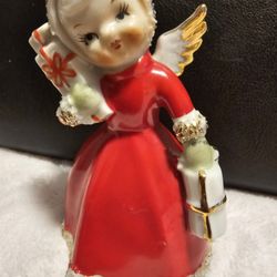 $75.00 - 1950's NORCREST "Shopper Girl" Collectible Angel Bell - Rare Find!