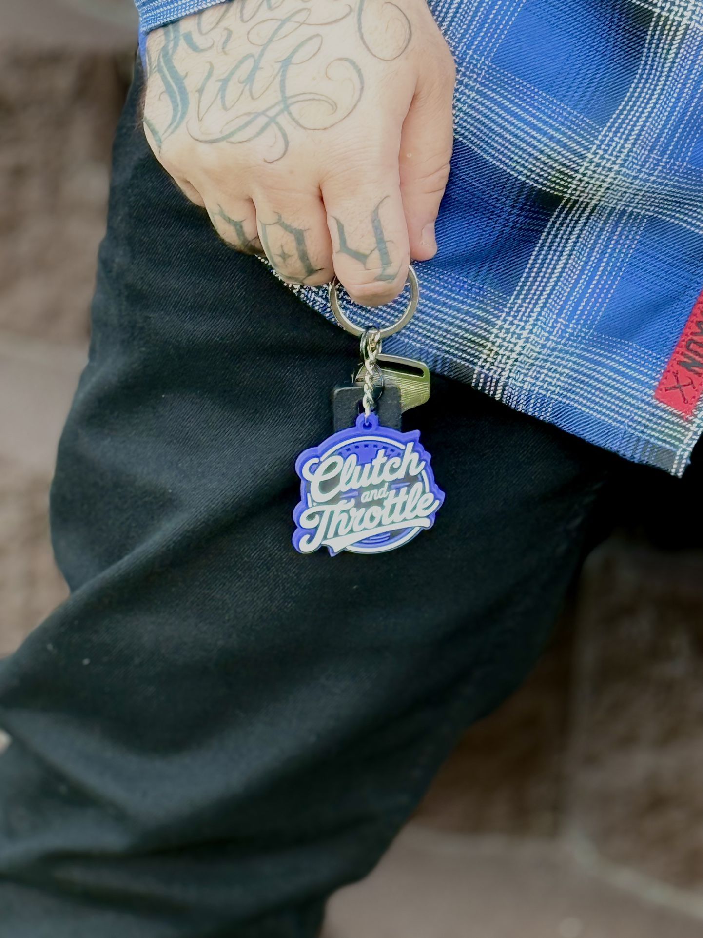 OG Crest Keychain (Blue)