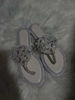 White sandals