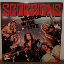 Scorpions World Wide Live Vinyl Record LP 1985 Mercury Records