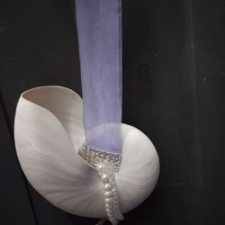 Nautilus Shell Flower Girl Basket