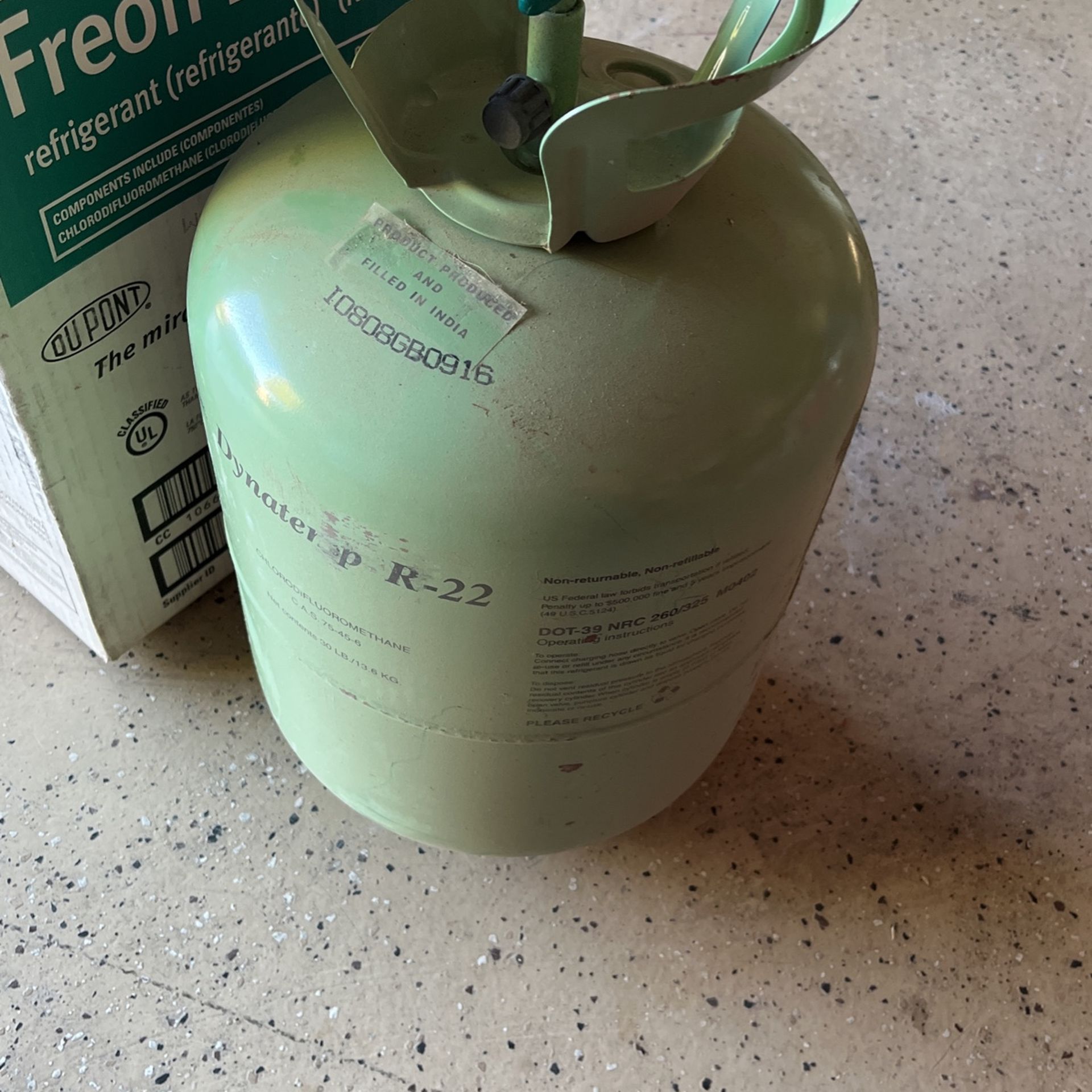 New bottle of r22 freon for sale in bakersfield ca offerup