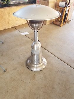 Small outside heather lamp