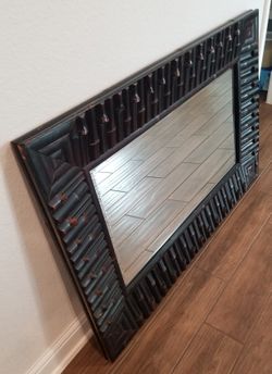 Bamboo Framed Mirror