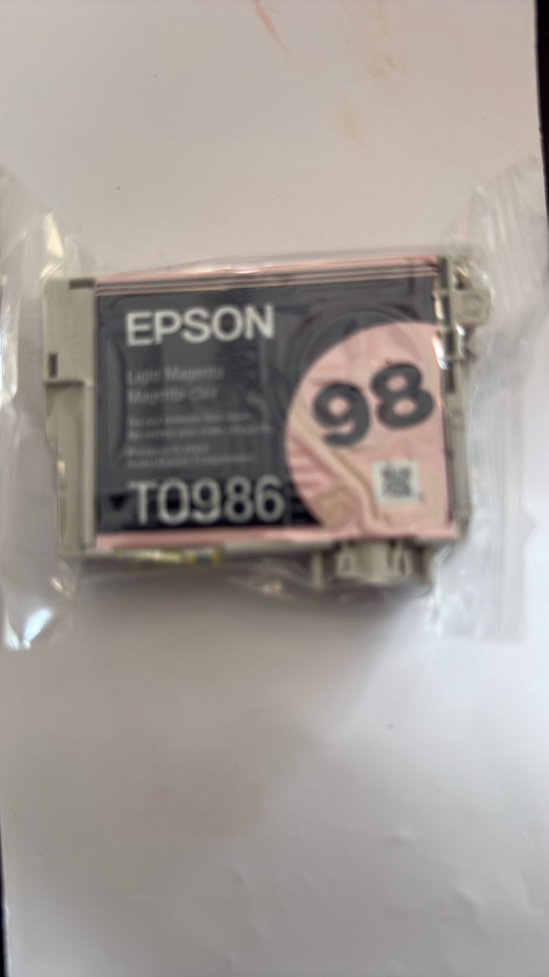 Original Epson 98 Light Magenta ( T0986 ) Ink Cartridge