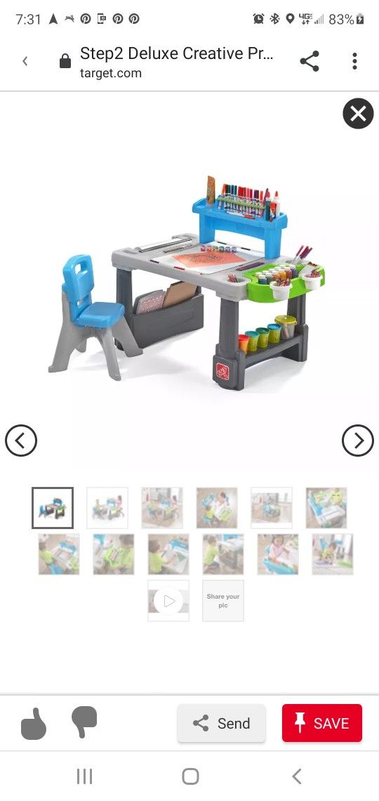 Kids Desk With Chair