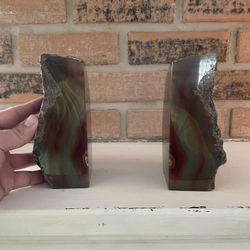 Stone Bookends Or Office Weights