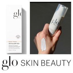 NEW!  Glo Skin Beauty Oil Free SPF 40+ broad-spectrum sunscreen