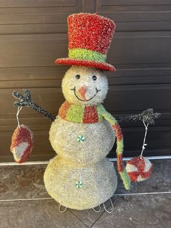 4 Foot Snowman-Christmas Outdoor Decoration