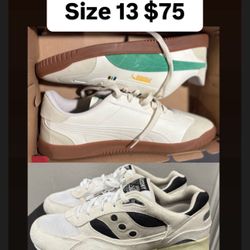 Men’s Size 13 Puma & Sauconys 