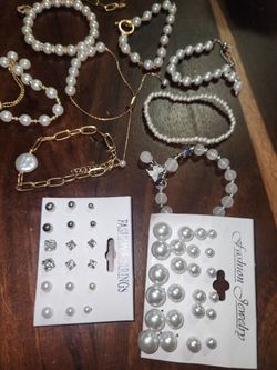 Faux Pearl Jewelry