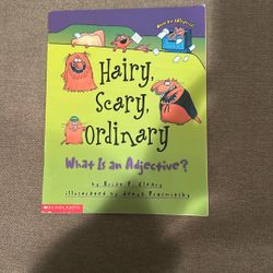 Children’s Book Harry Scary Ordinary What’s An Adjective?
