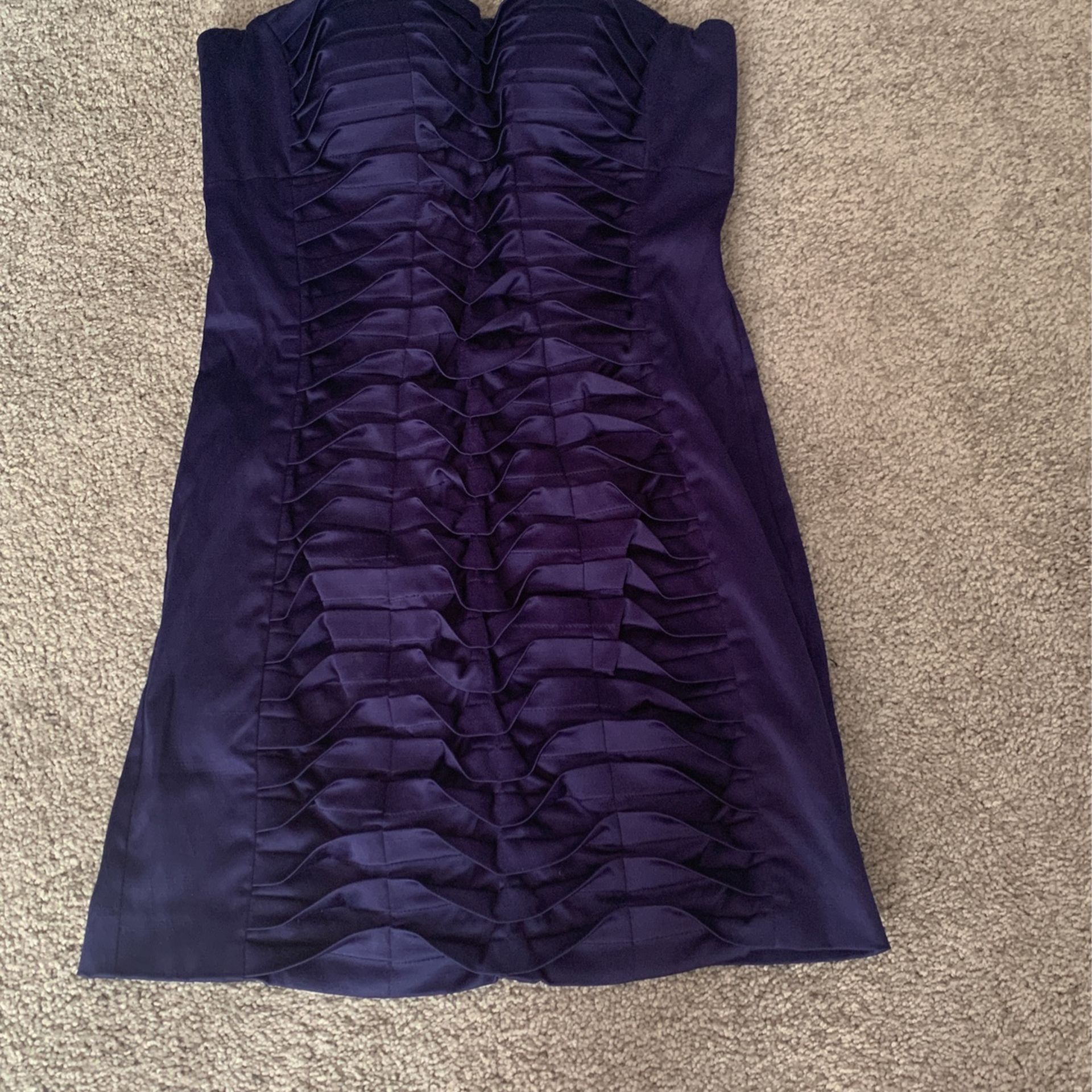 Dark Blue Bebe Dress - Size S