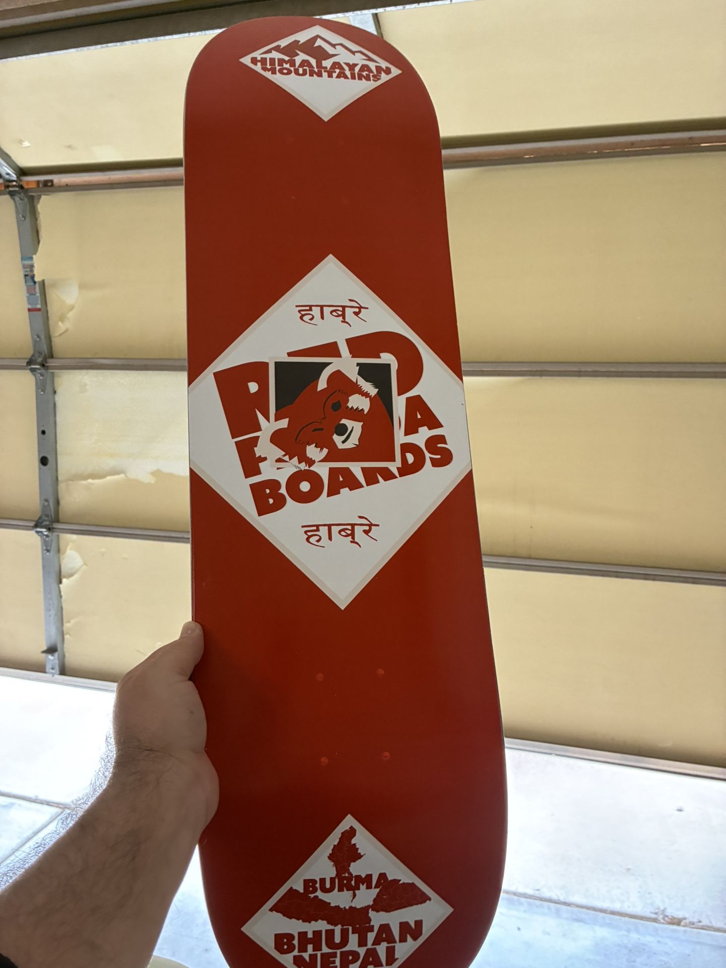 Red panda Boards Winking Panda Skateboard