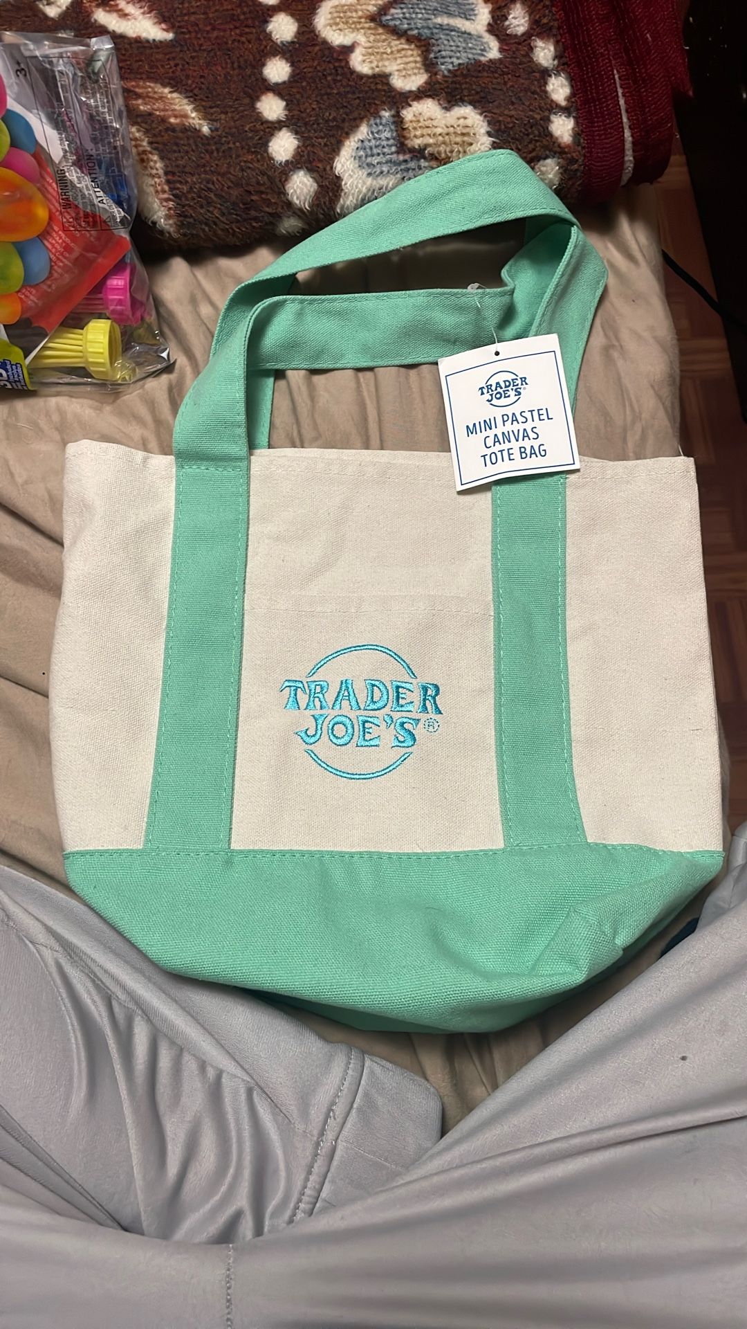 Trader Joe Mini tote Bag