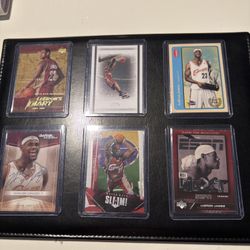 LeBron James 6 Card Lot Rare Basketball . Upper deck . Fleer 