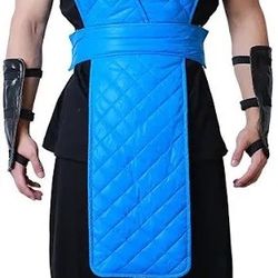 MICCOSTUMES NINJA FIGHTER COSTUME Adult MED. BLU/Blk