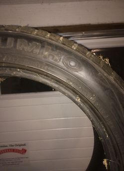 Set of 4 snow tires like new