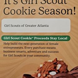 Girl Scout Cookies! Support Atlanta Area Troops!