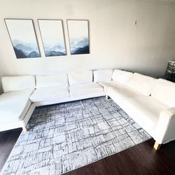 White Sectional Couch From IKEA