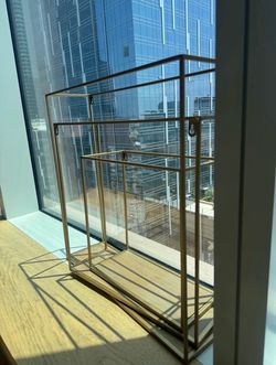 modern gold metal wall frames - 3 sizes