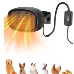 600W Dog House Heater with Thermostat.
Pet Warmer for Cold Winter, 6.5 Ft Anti
Chew Cord, Pet House Heater for Cold
Wi