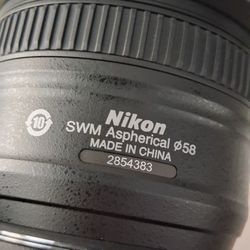 Nikkon Camera And Lense 