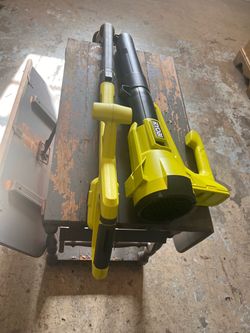 Ryobi mower electric weed eater & blower