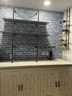 Wet Bar Accessories, Wine Rack, Wall shelf, including shelves, adjustable