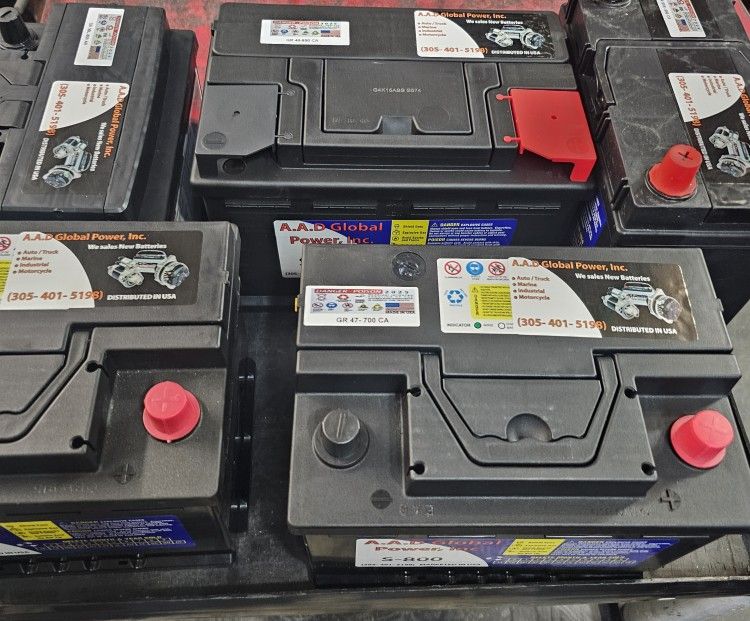 New battery for car, 1-year guarantee