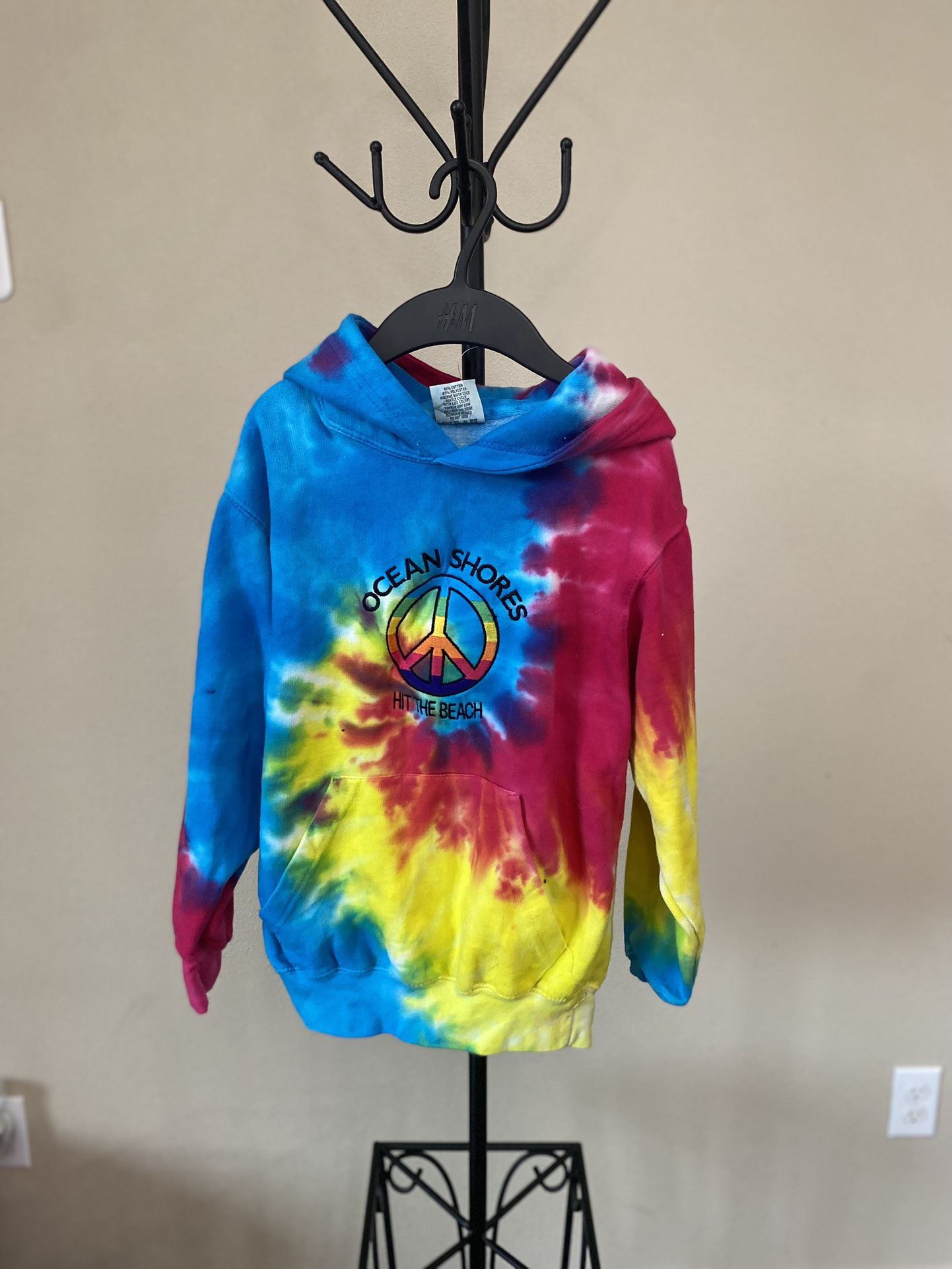 Tie Dye Sweatshirt Ocean Shores Hoodie 