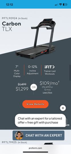 Proform Carbon TLX Treadmill