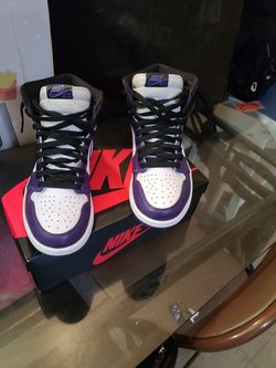 Air Jordan 1 court purple size 7.5