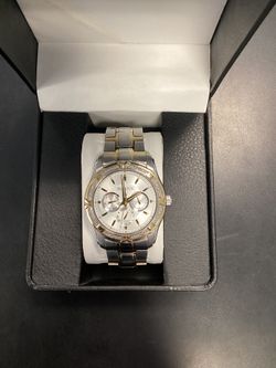 Mens Bulova Two Tone Watch 