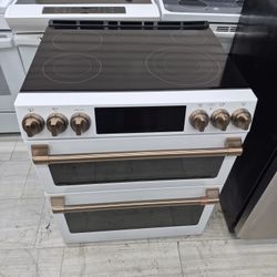 Ge Cafe Slid In Stove 5 Burner 30 Inches 
