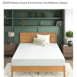 Near New Queen bed and mattress