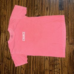 Chance The Rapper “Coloring Book” World Tour T-Shirt 2016 Chance 3 Pink Size M