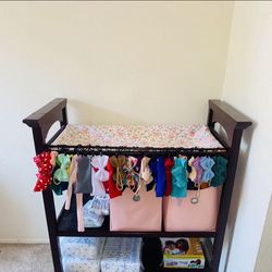 Brown Changing Table