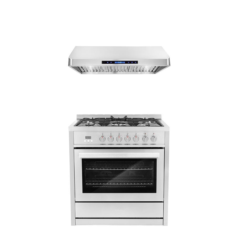 LUXURY KITCHEN APPLIANCES - New Open Box RANGE OVEN COOKTOP HOOD