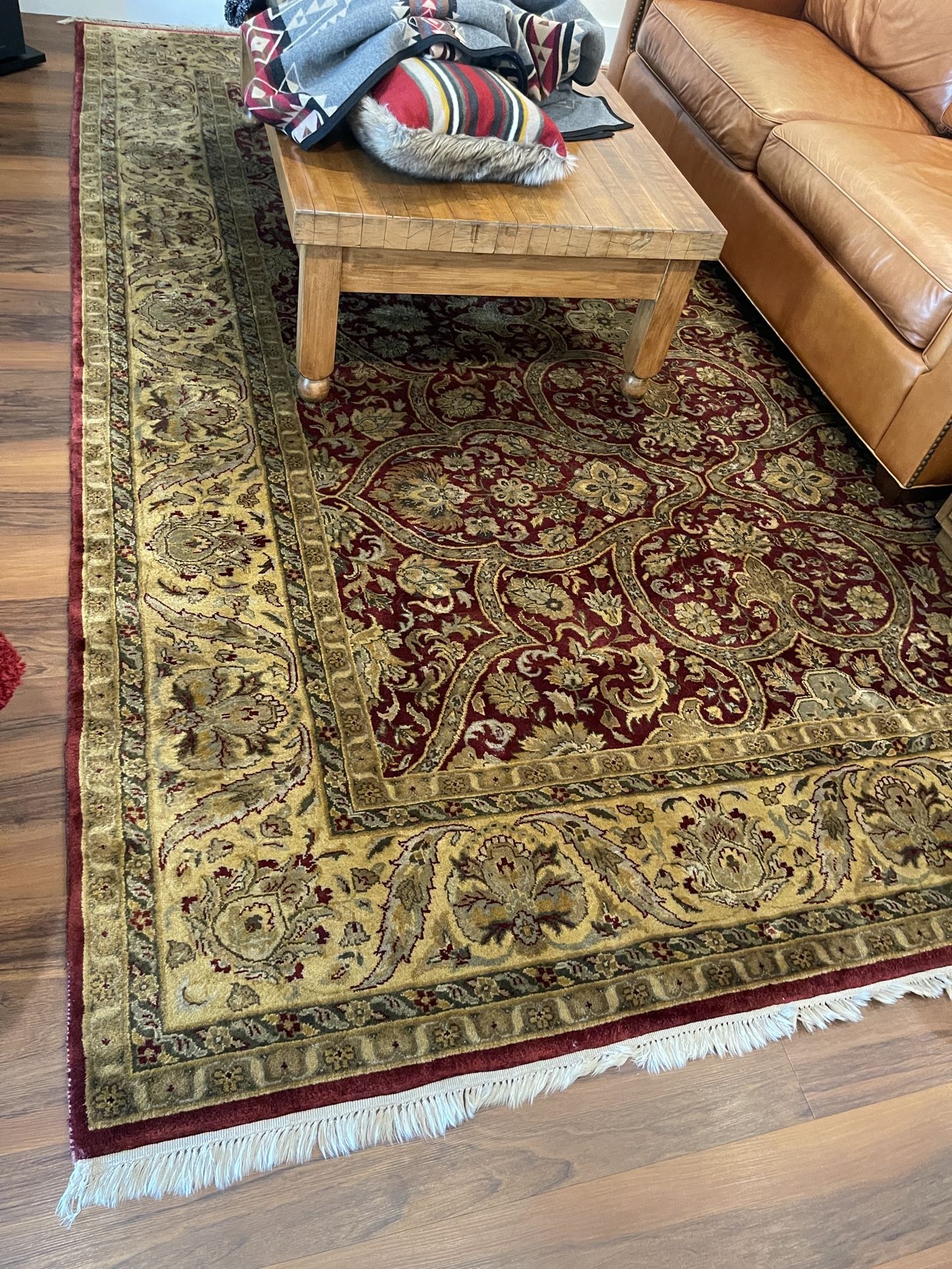 Turkish Hand Knotted Wool Rug