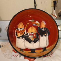 platón grande de porcelana