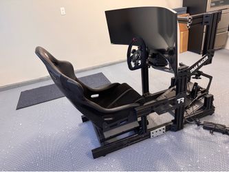 Racing simulator setup rig