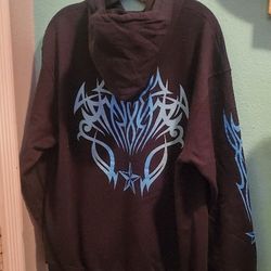 Santa Cruz Nsvy Blue Sweatshirt...size Large..like New@